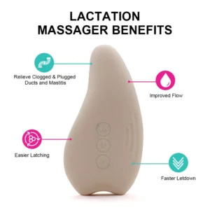 Silicone Warming Lactation Massager - Image 2